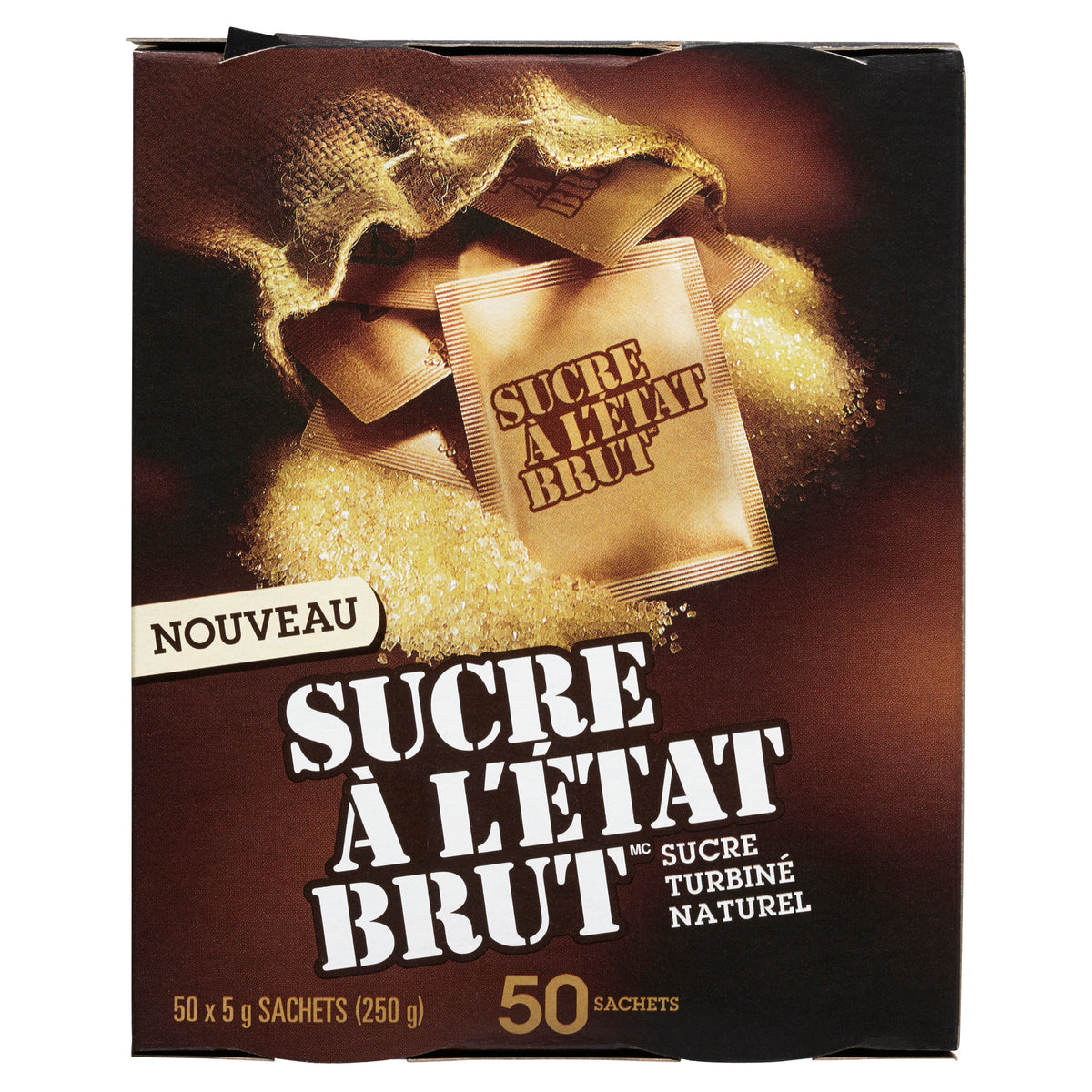 Sugar In The Raw Sweetener, 50 Pack, 250 g