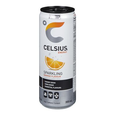 Celsius Sparkling Orange, 355 mL