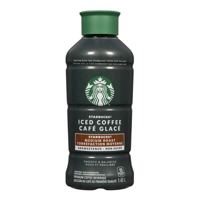 Starbucks Unsweetened Medium Roast Iced Coffee Beverage, 1.42 L