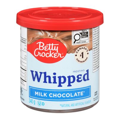 Betty Crocker Milk Chocolate Flavoured Whipped Frosting, 340 g