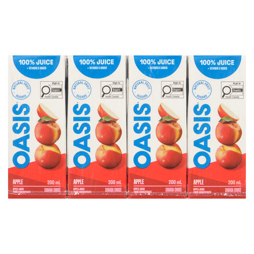 Oasis Classic Apple Juice, 8 × 200 mL