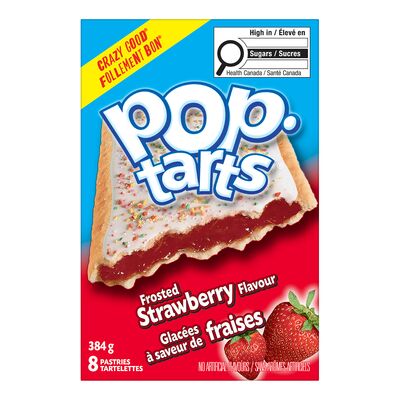 Pop-Tarts Frosted Strawberry Flavoured Pastries, 384 g