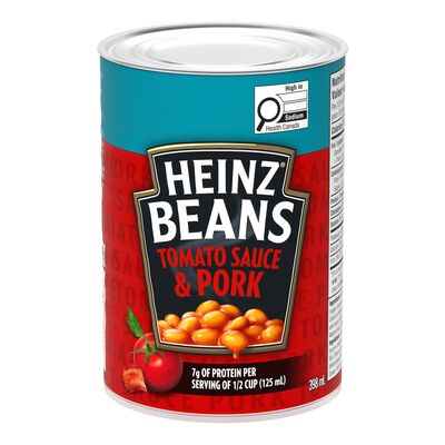 Heinz Beans with Pork and Tomato Sauce, 398 mL