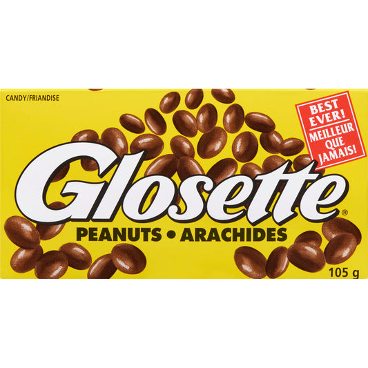Glosette Big Box Chocolate Covered Peanuts, 105 g