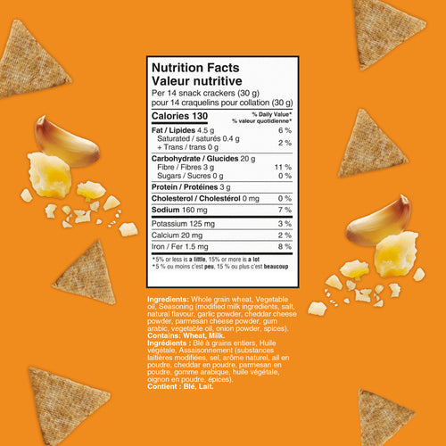 Triscuit Thin Crisps Garlic Parmesan Crackers, 200 g