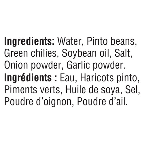 Old El Paso Refried Beans with Mild Green Chilies, 398 mL