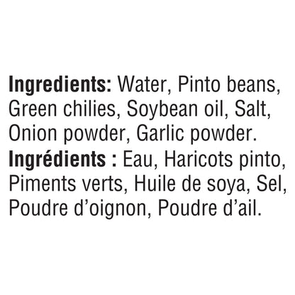 Old El Paso Refried Beans with Mild Green Chilies, 398 mL