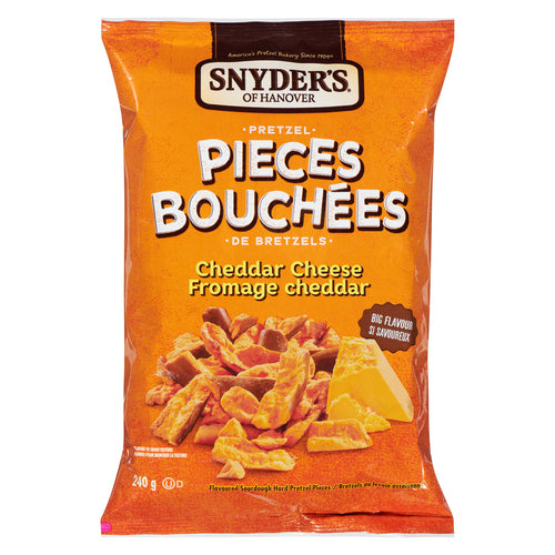 Snyder's of Hanover Pretzel Pieces Cheddar Cheese, 240 g