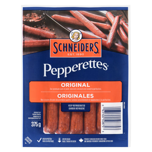 Schneiders Original Pepperettes Sausage Sticks, 375 g