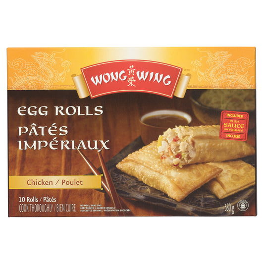 Wong Wing Chicken Egg Rolls, 680 g