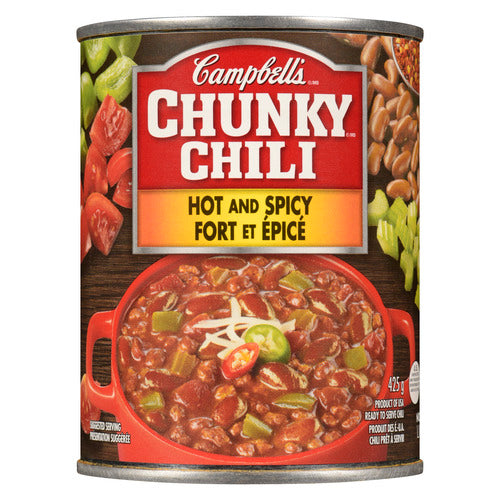 Campbell's Chunky Chili, Hot & Spicy, 425 g