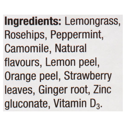 Tetley Super Herbal Tea Immune Peppermint & Ginger, 20 count