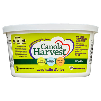 Canola Harvest w/ Olive Oil Non Hydrogenated Margarine, 907 g
