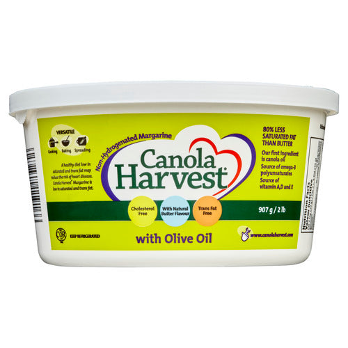 Canola Harvest w/ Olive Oil Non Hydrogenated Margarine, 907 g