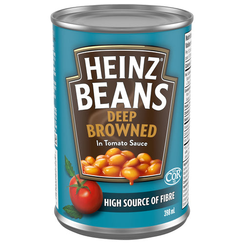 Heinz Deep-Browned Beans in Tomato Sauce, 398 mL