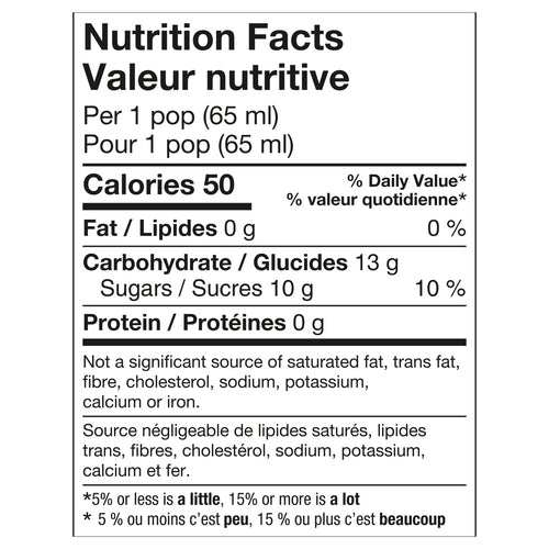 Lifesavers Sweet Meets Sour Ice Pops, 10 × 65 mL