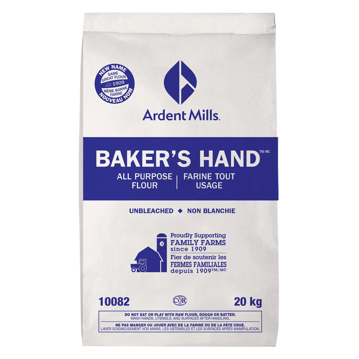 Baker's Hand Unbleached All-purpose Flour, 20 kg (44.09 lb)