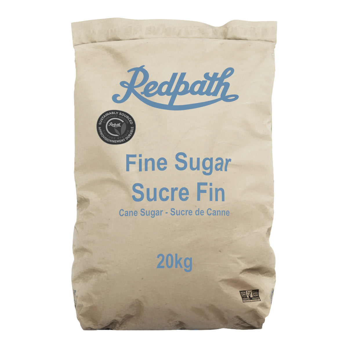 Redpath Fine Granulated White Sugar, 20 kg