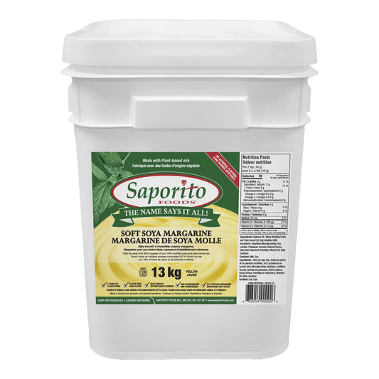 Saporito Soft Yellow Margarine, 13 kg (28.66 lb)
