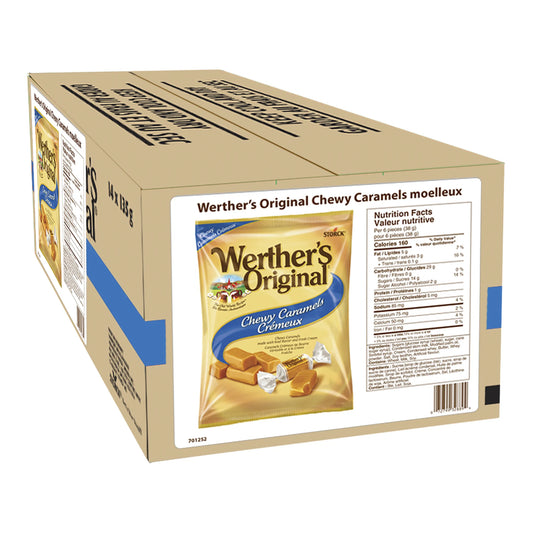 Werther's Original Chewy Caramels, 12 × 128 g