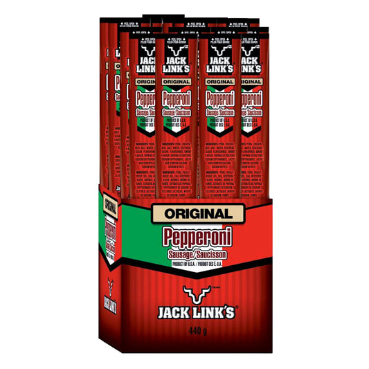 Jack Link's Original Pepperoni Sticks, 20 × 22 g