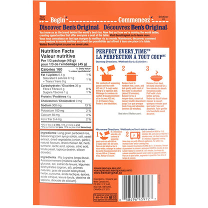 Ben's Original Fast & Fancy Country Chicken Flavour Rice, 132 g