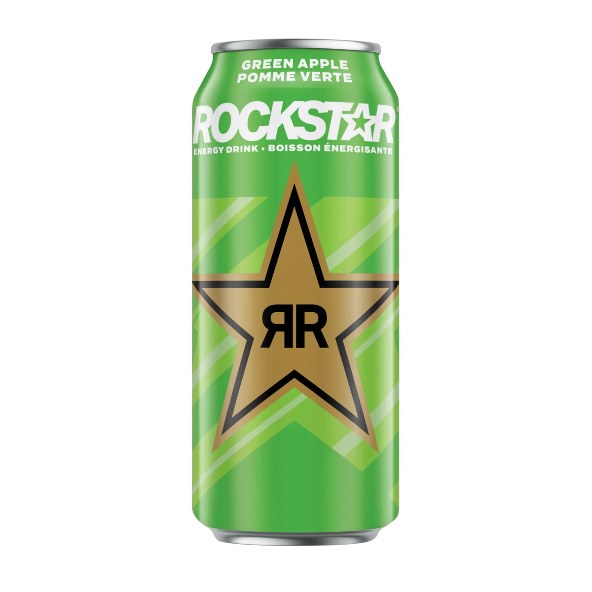 Rockstar Revolt Green Apple Energy Drink Can, 473 mL