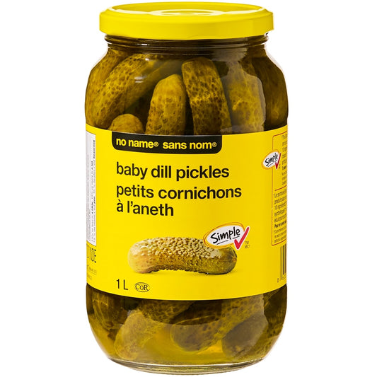 No Name Baby Dill Pickles, 1 L