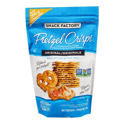 Snack Factory Pretzel Crisps Original, 200 g