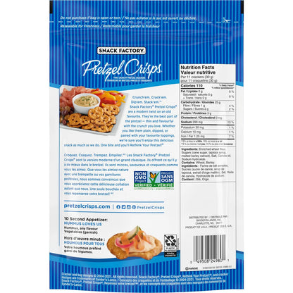 Snack Factory Pretzel Crisps Original, 200 g