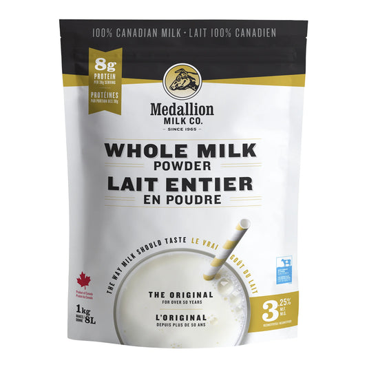 Medallion Milk Co. Whole Milk Powder, 1 kg