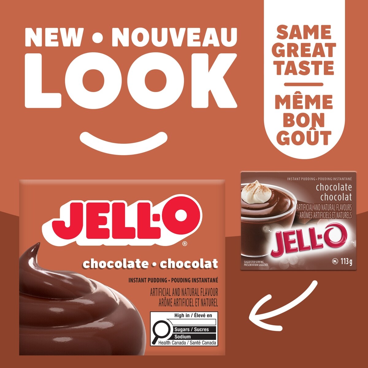 Jell-O Chocolate Instant Pudding Mix, 113 g
