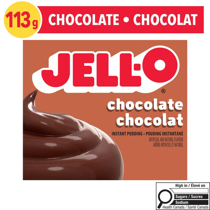 Jell-O Chocolate Instant Pudding Mix, 113 g
