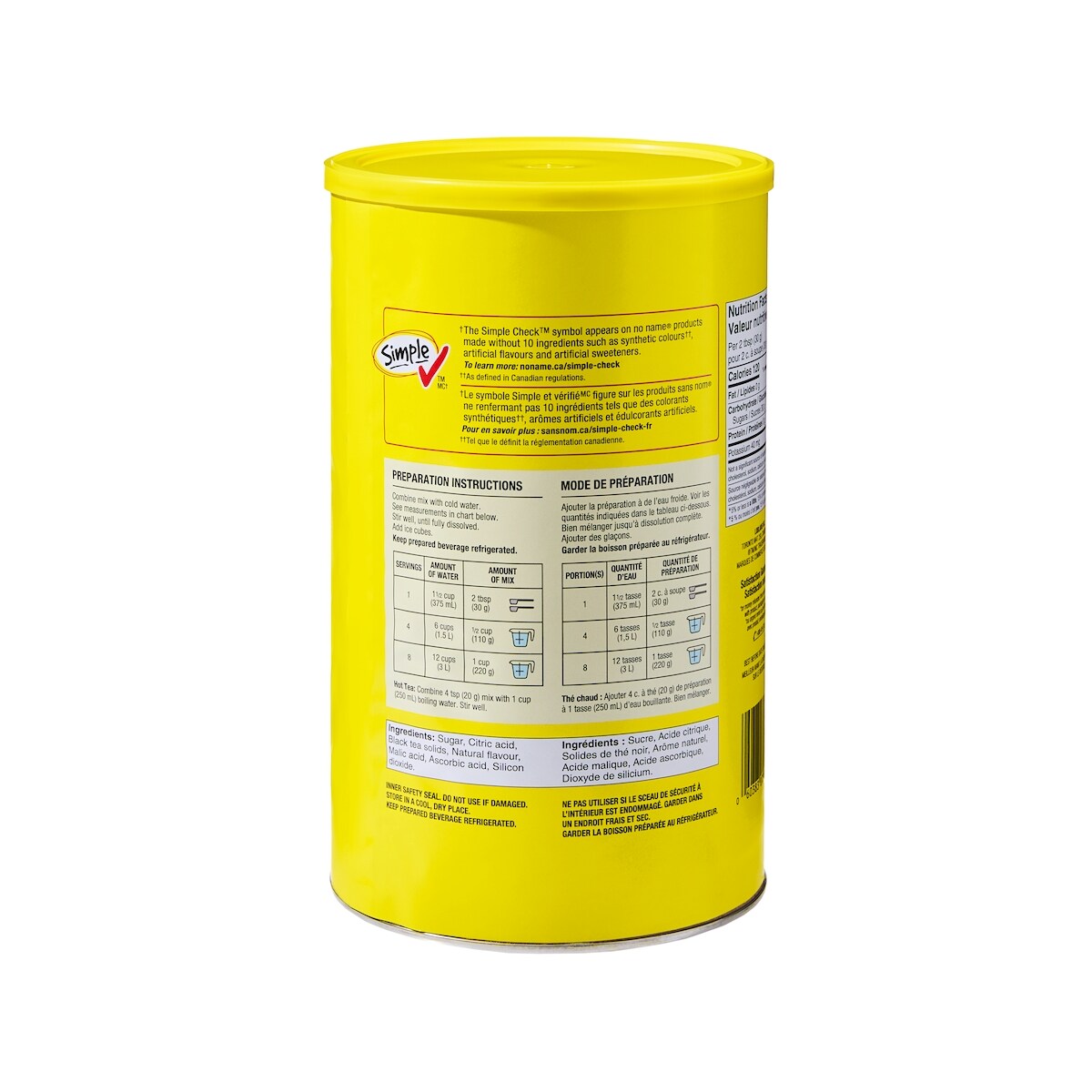 No Name Iced Tea Drink Mix, 2.1 kg