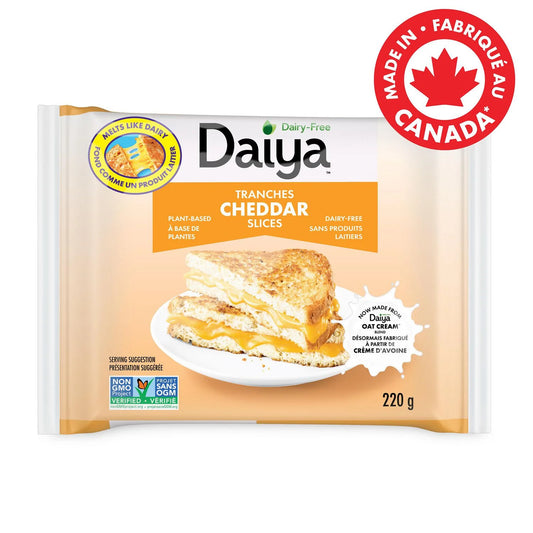 Daiya Dairy Free Cheddar Style Slices, 220 g