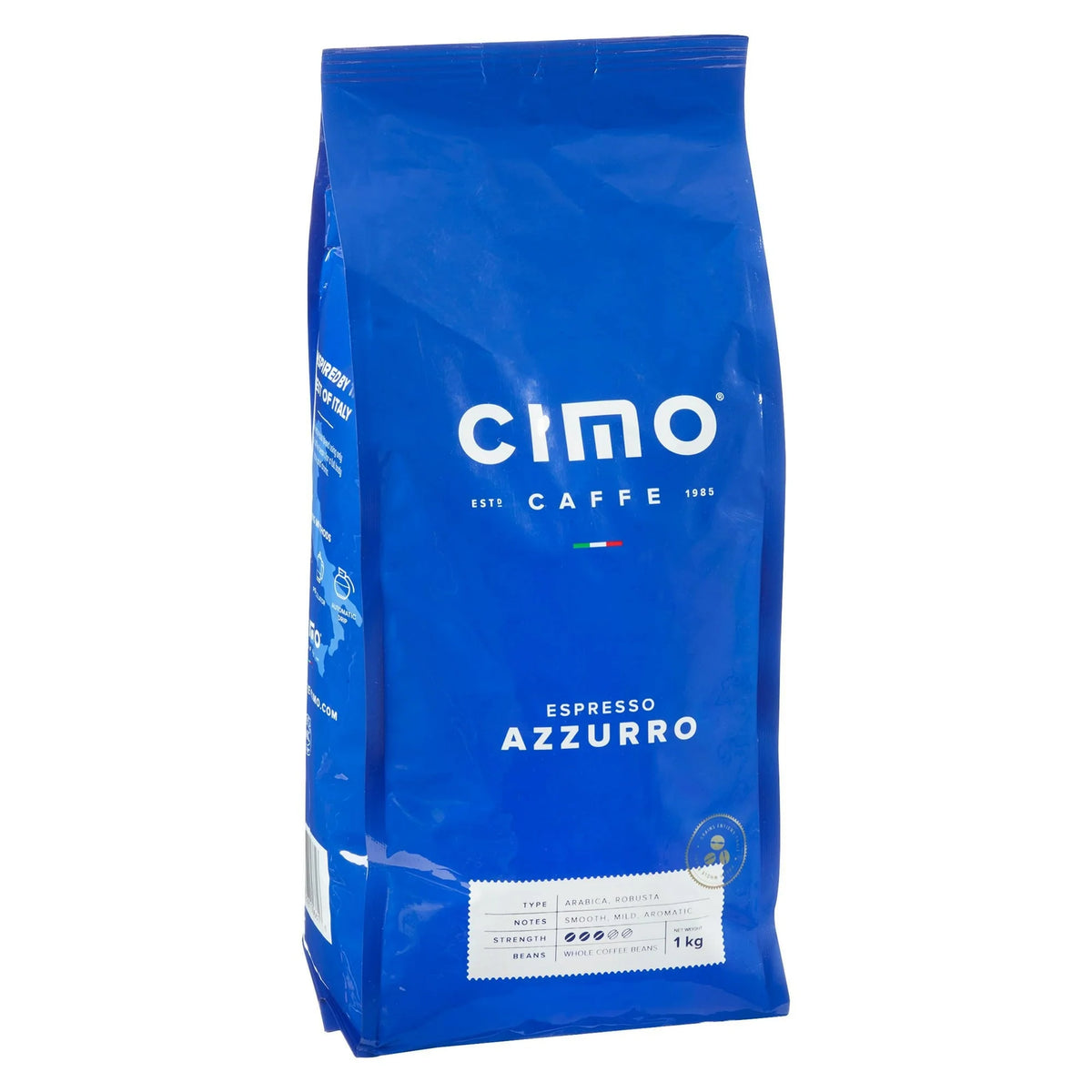 Caffe Cimo Espresso Azzurro Medium Roast Coffee, 1 kg