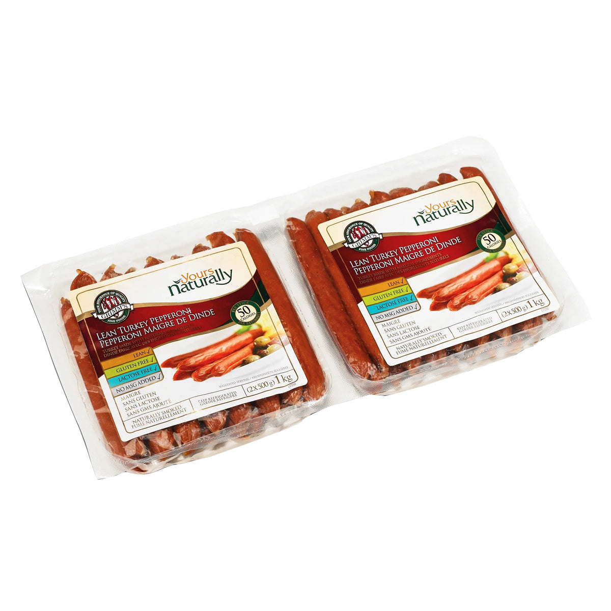 Grimm’s Lean Turkey Pepperoni, 2 × 500 g