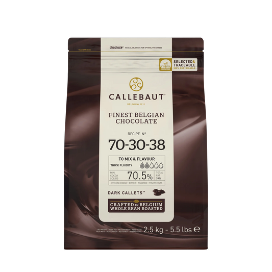 Callebaut Dark Belgian Chocolate Callets, 2.5 kg