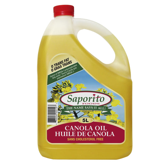 Saporito Canola Oil, 5 L