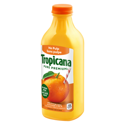 Tropicana Orange Juice, No Pulp, 1.36 L