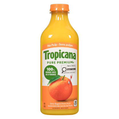 Tropicana Orange Juice, No Pulp, 1.36 L
