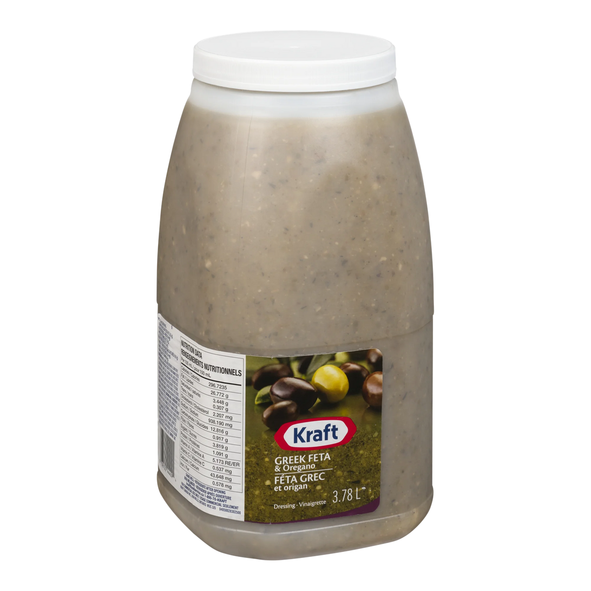 Kraft Greek Feta & Oregano Dressing, 3.78 L