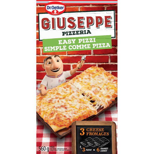 Dr. Oetker Easy Pizzi Three Cheese Pizza, 560 g