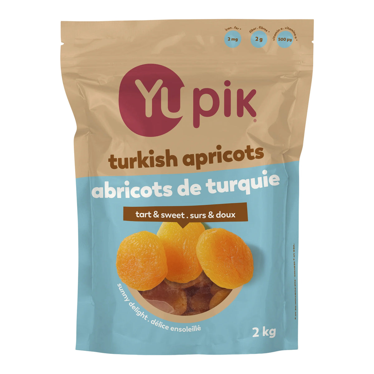 Yupik Turkish Dried Apricots, 2 kg