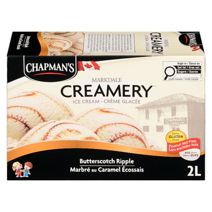 Chapman's Butterscotch Ripple Ice Cream, 2 L