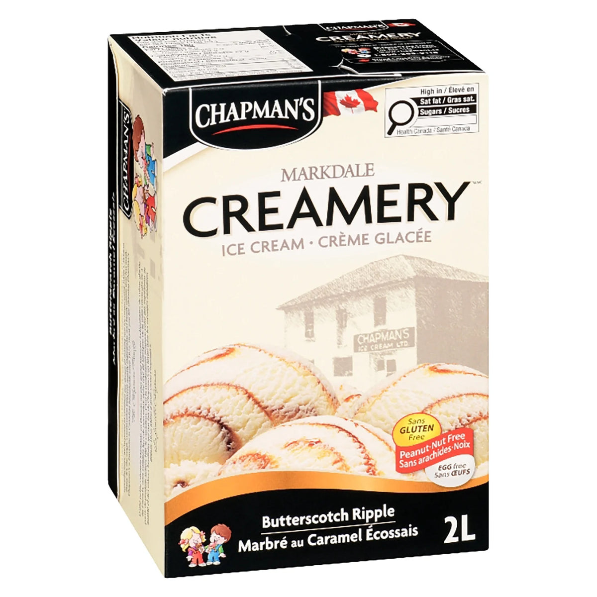 Chapman's Butterscotch Ripple Ice Cream, 2 L