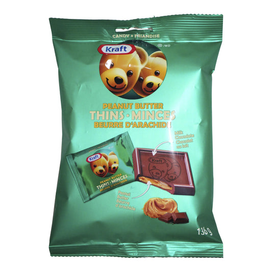 Kraft Peanut Butter Thins, 12 × 136 g