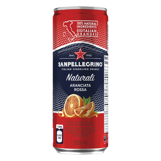 San Pellegrino Naturali Aranciata, 24 × 330 mL