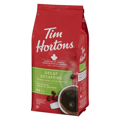 Tim Hortons Fine Grain Decaffeinated Coffee, 300 g