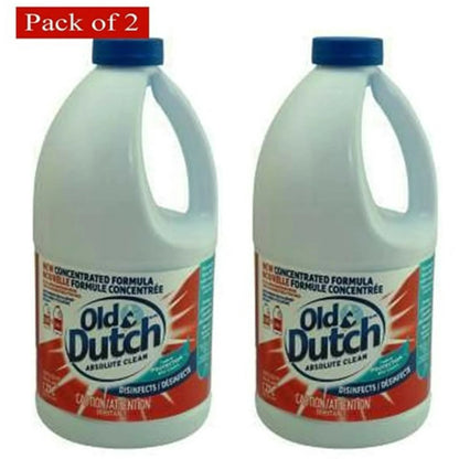 Old Dutch Disinfecting Bleach, 2 × 1.27 L